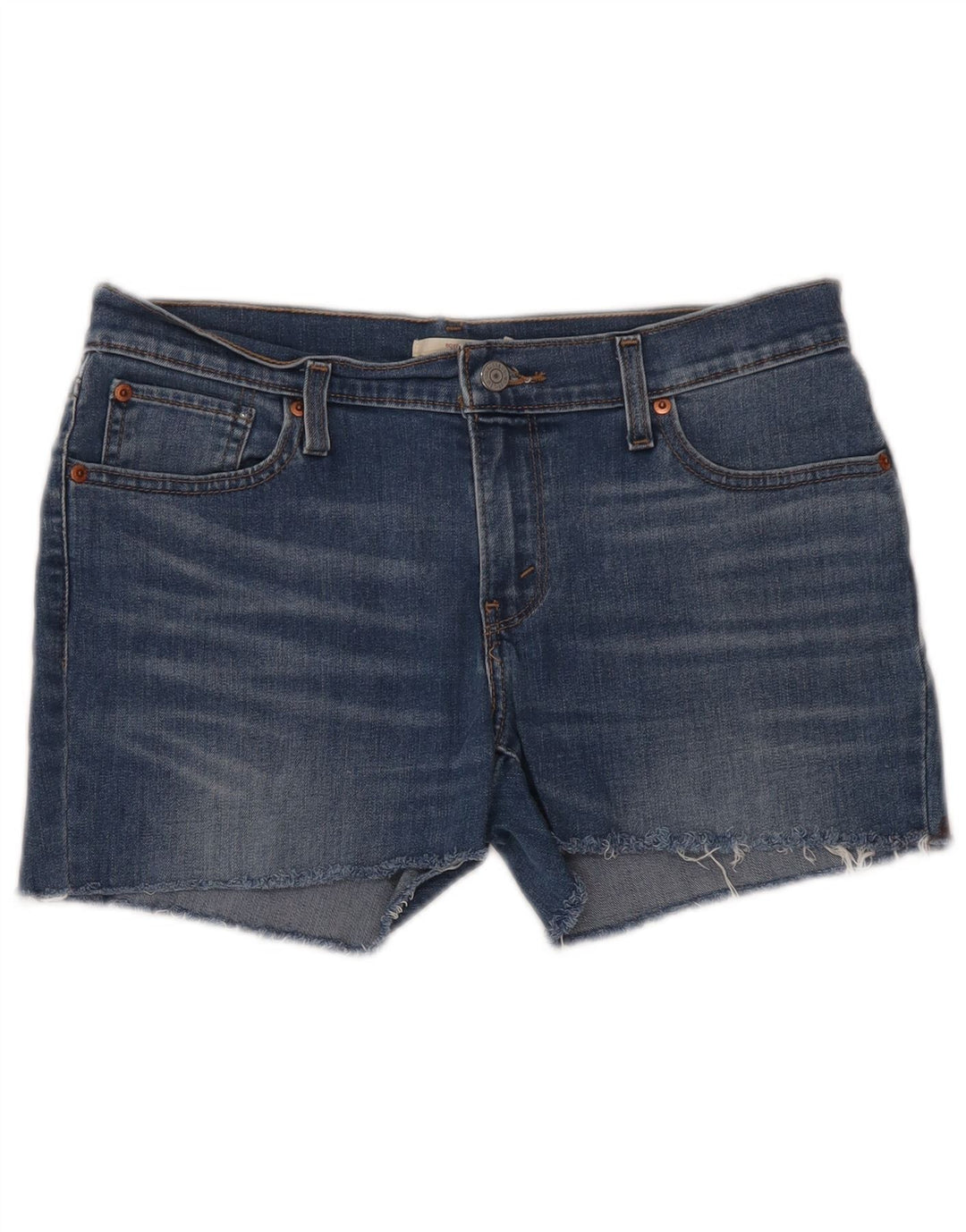 Levi's ženske traper kratke hlače W29 srednje plavi pamuk