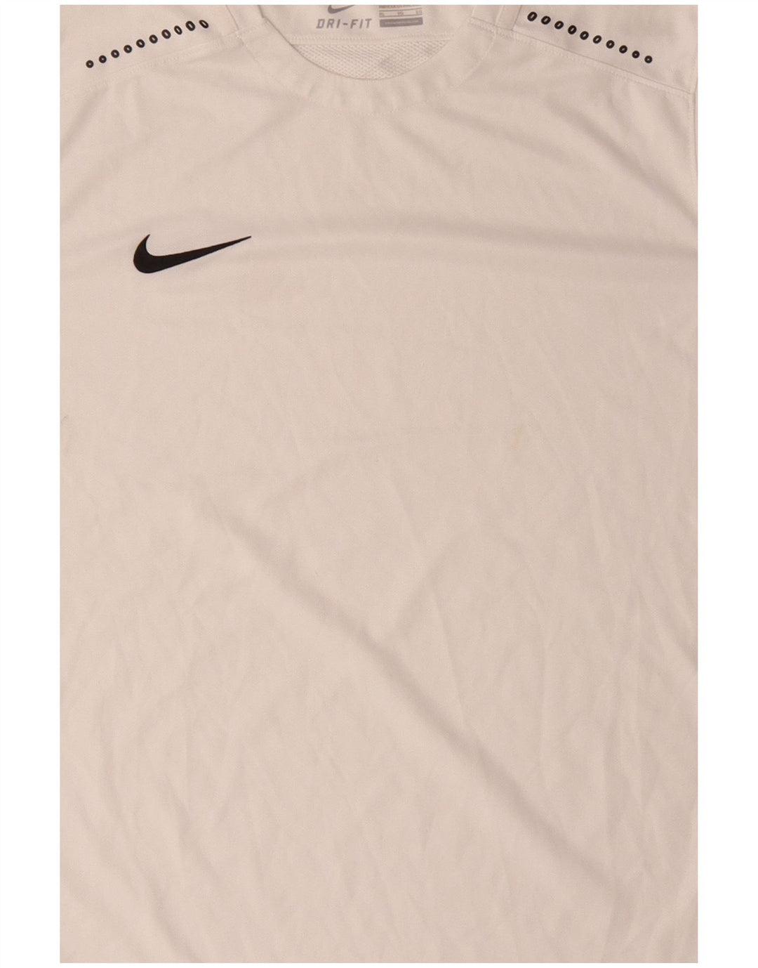 NIKE muška Dri Fit majica kratkih rukava XL bijeli poliester u boji