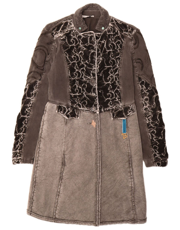 Ženski kaput Elisa Cavaletti UK 10 Small Grey Paisley
