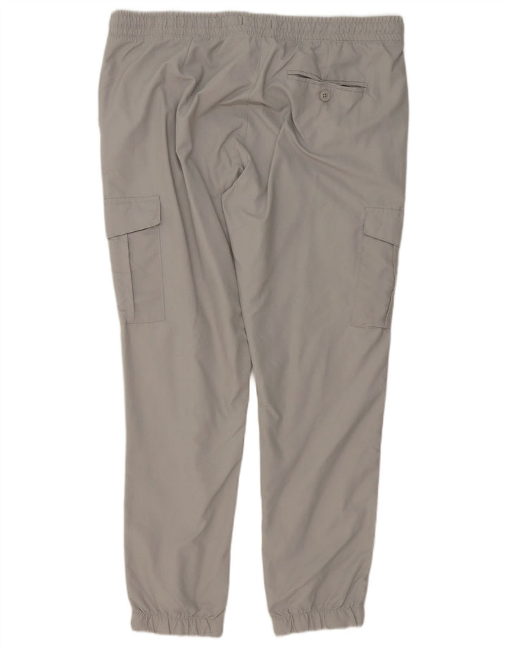 FRENCH CONNECTION Muške jogger hlače Cargo hlače XL W38 L29 sivi poliester