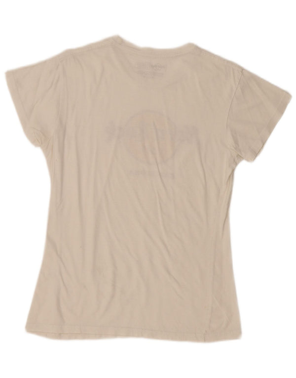 Hard Rock Cafe Ženska majica kratkih rukava Barcelona Graphic UK 14 Large Off White