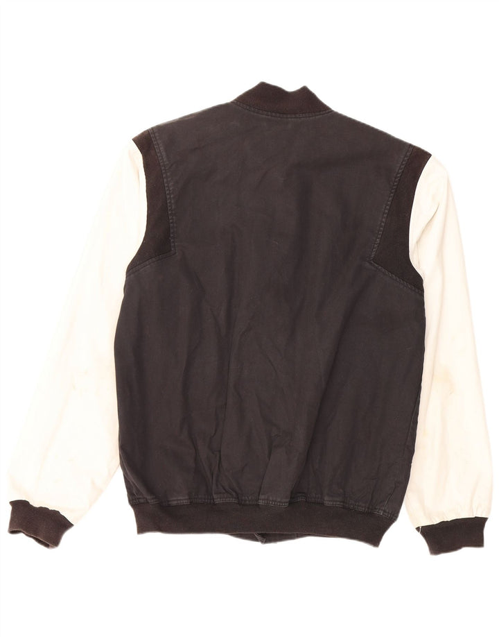 Adidas muška sveučilišna jakna Graphic UK 38 srednje crna pamuk u blokovima