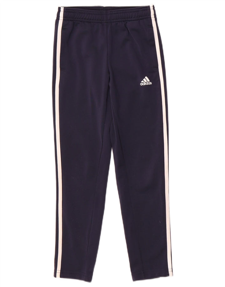 ADIDAS Hlače za trenirku za dječake 7-8 godina tamnoplavi poliester