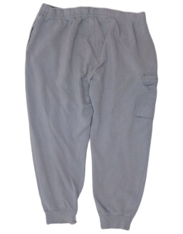 Nike Mens Swoosh Graphic Cargo Trenirka Hlače Joggers XL Plavi pamuk