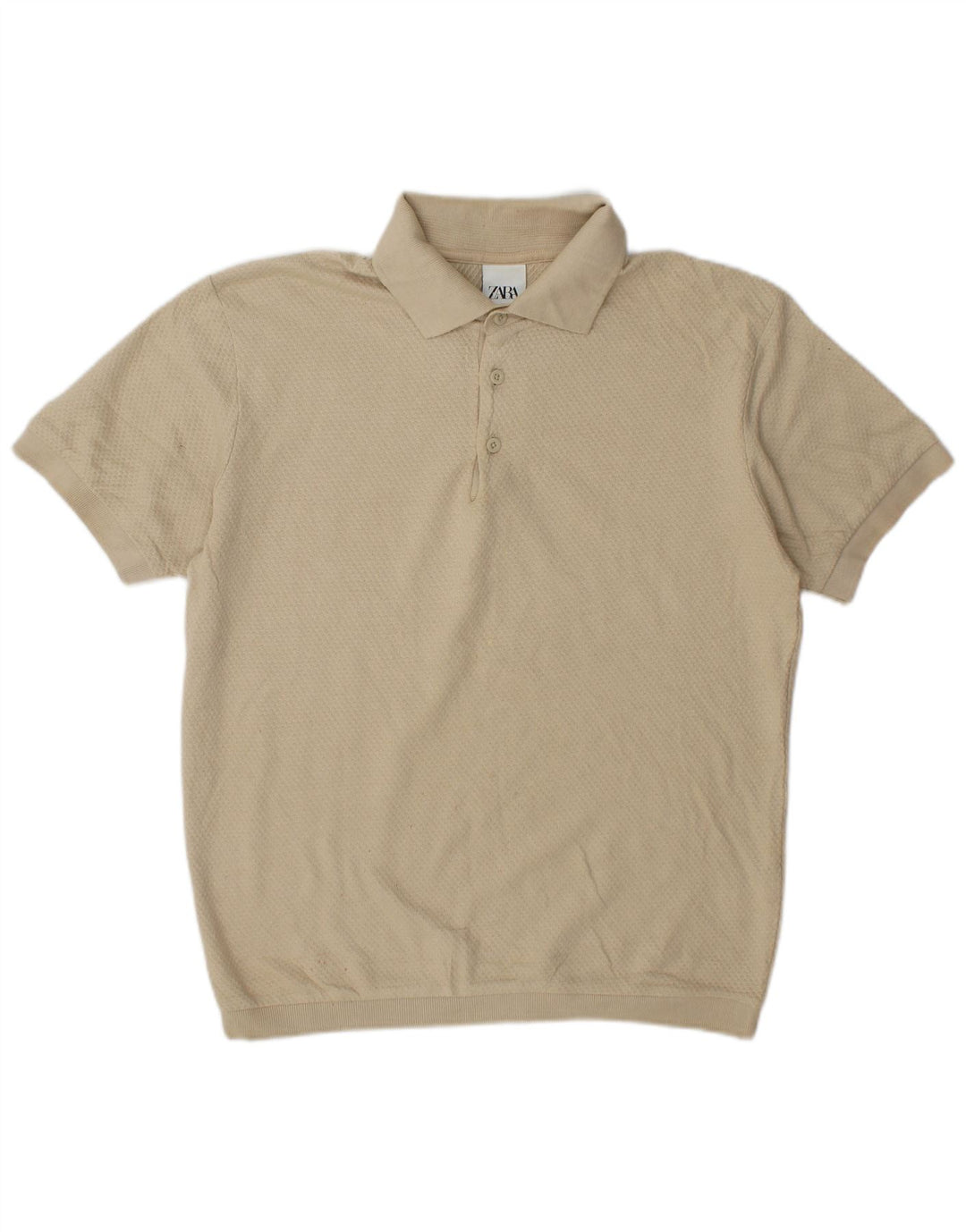 Zara muška polo majica Srednje bež pamuk