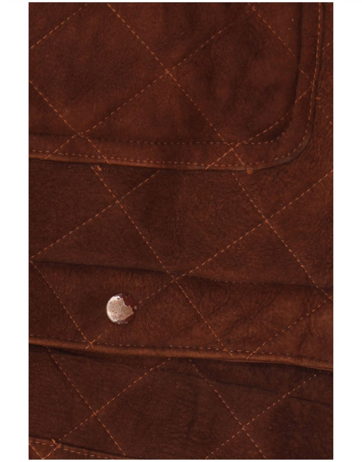 Vintage muška jakna s ovčicama IT 50 Large Brown Shearling