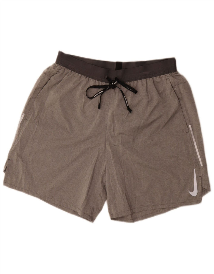 Nike muške Dri Fit sportske kratke hlače srednje sive boje od poliestera