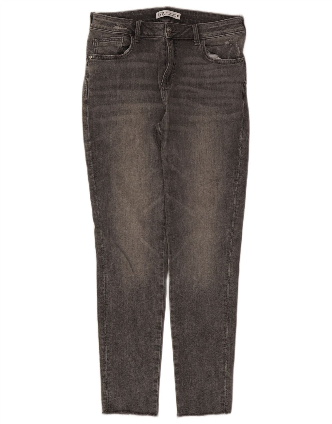 Zara ženske uske traperice EU 42 Large W32 L28 sive
