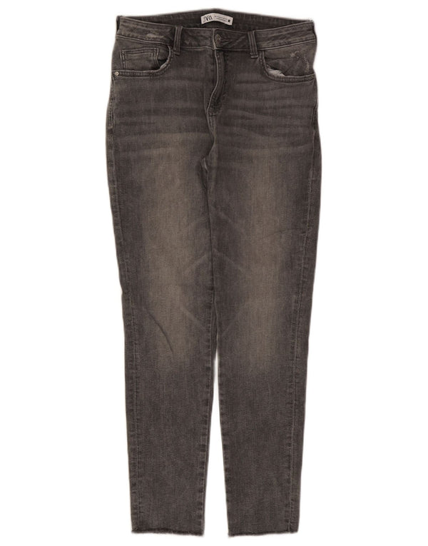 Zara Womens Slim Jeans EU 42 Large W32 L28 Grey