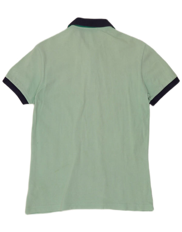 FRED PERRY Mens Polo Shirt Medium Green Cotton