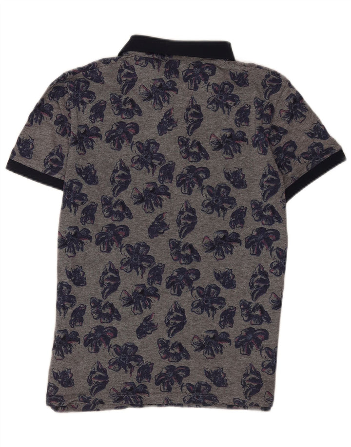 Ted Baker muška polo majica veličine 4 velika siva cvjetna pamuk