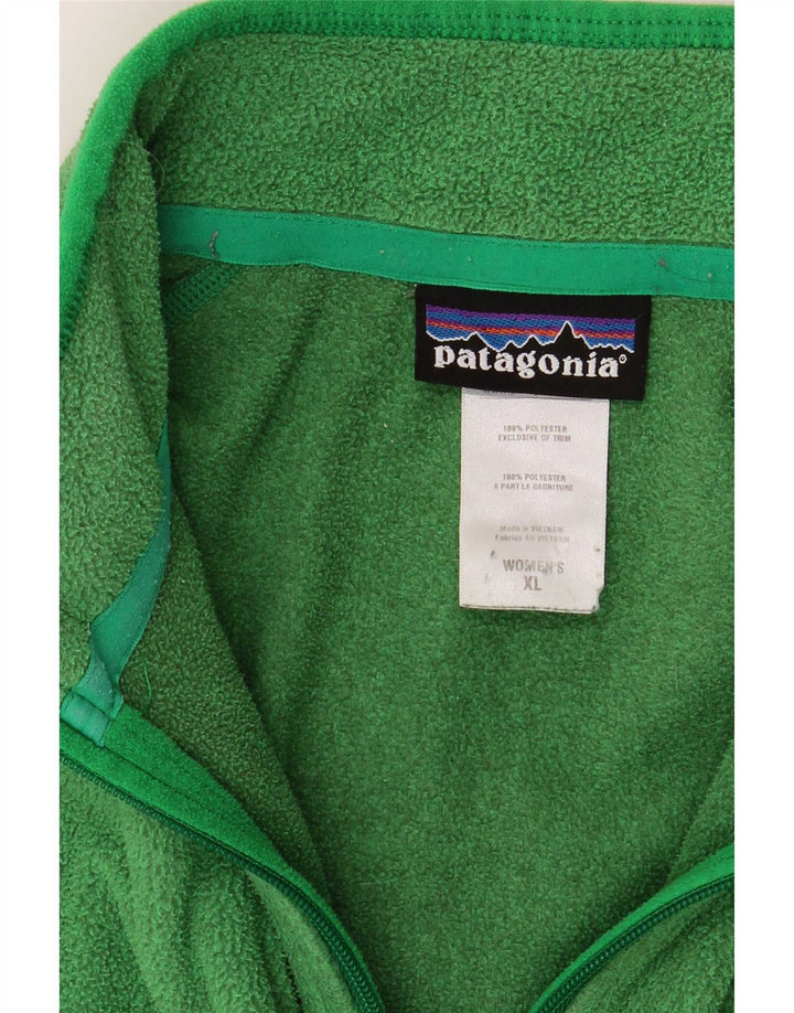 Patagonia ženska jakna od flisa UK 18 XL zeleni poliester