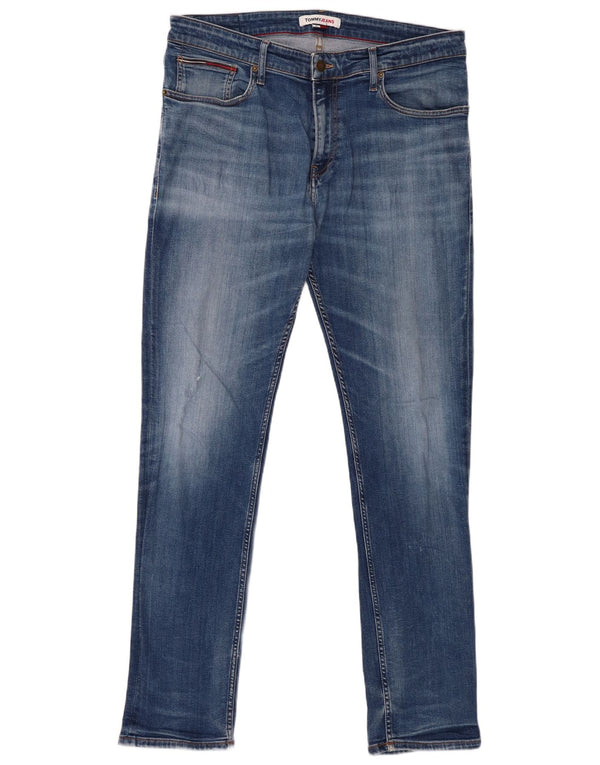Muške uske traperice Tommy Hilfiger W36 L33 plavi pamuk