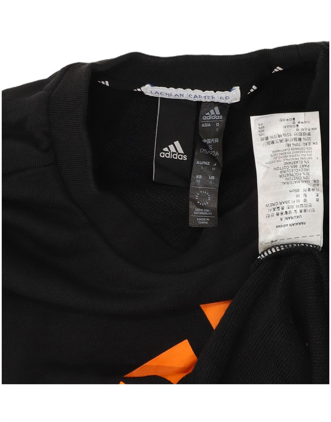 Adidas muška majica s grafičkim motivima, mali crni pamuk