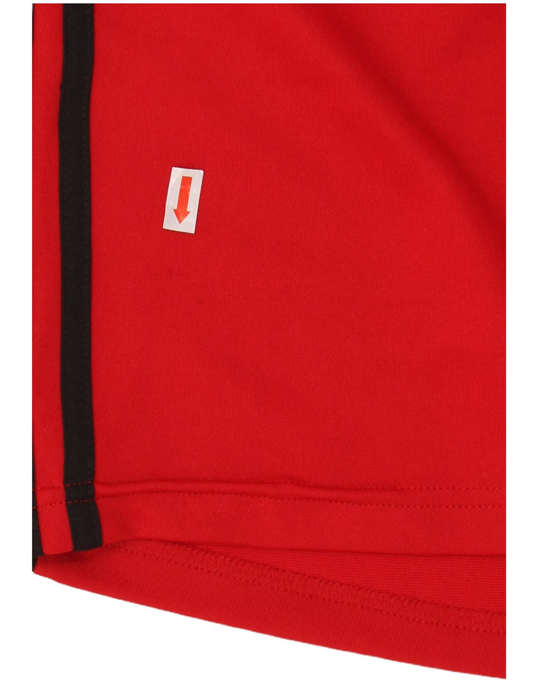 Adidas muška grafička majica dugih rukava srednje crvene boje od poliestera