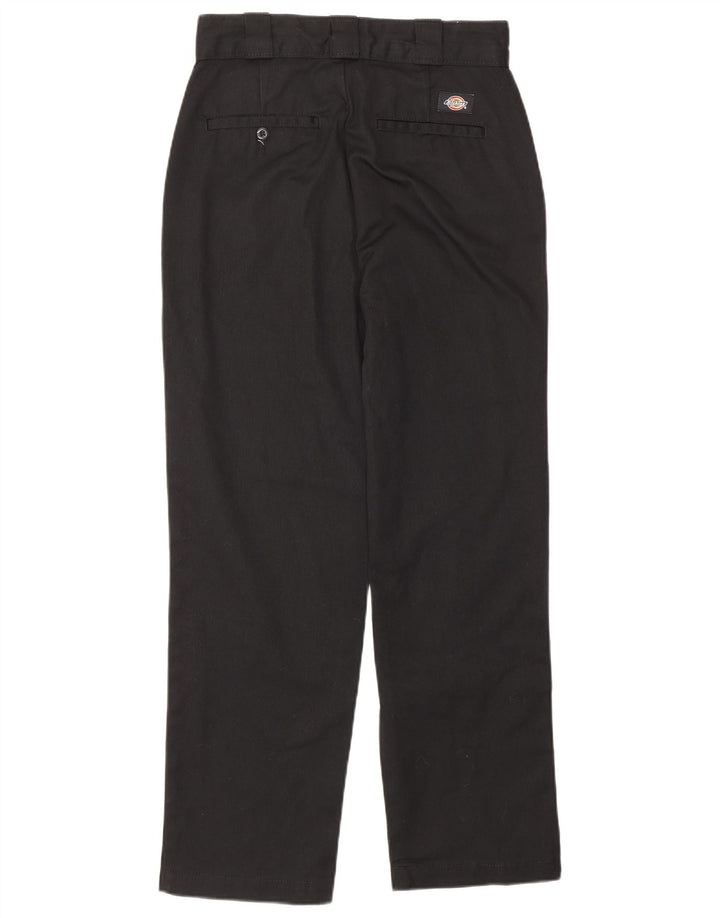 DICKIES Ženske ravne chino hlače W27 L26 crni poliester