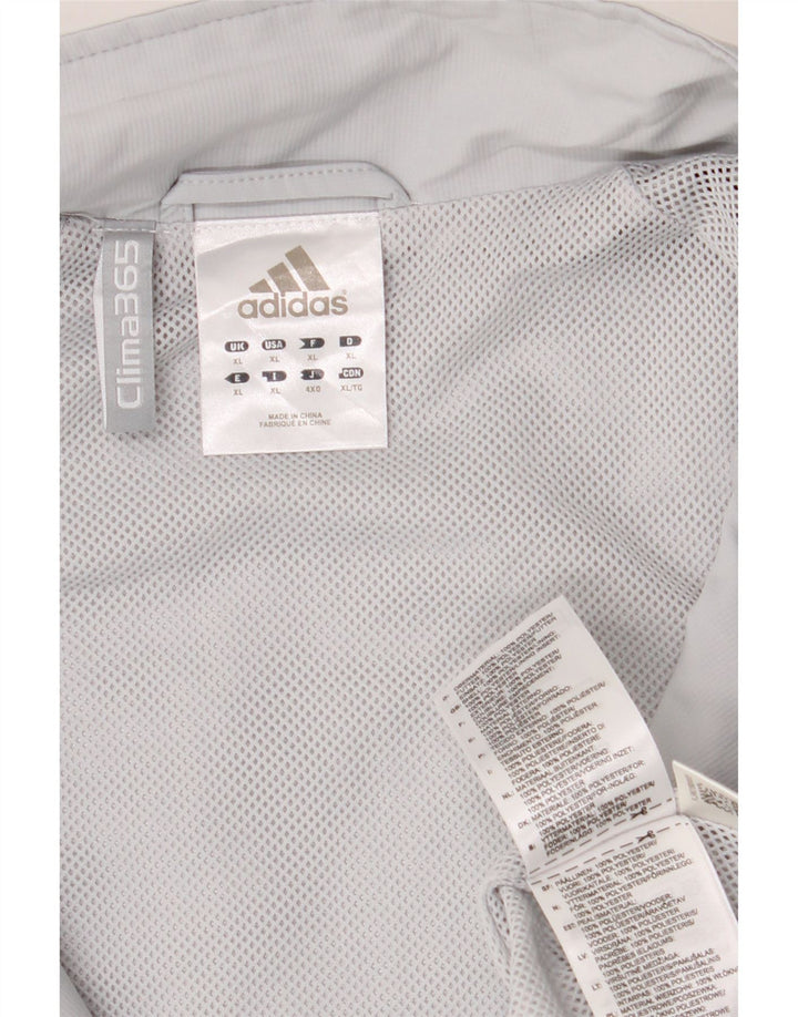ADIDAS Muška kišna jakna Clima 365 UK 42 XL Sivi poliester u boji