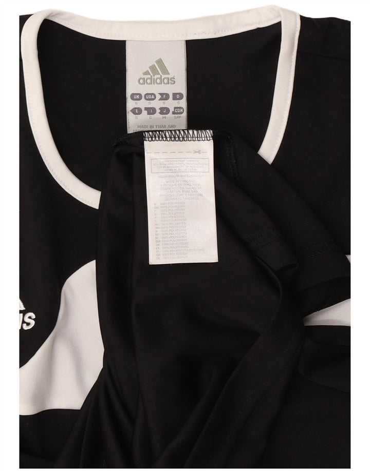 Adidas muška majica Climalite, mali crni poliester u boji