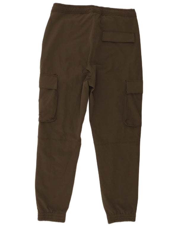 Zara ženske joggers srednjeg rasta Cargo hlače UK 14 Large W32 L27 Zelena