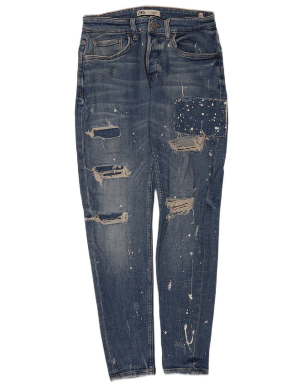 Zara muške uske traperice EU 40 srednje veličine W31 L28, plavi pamuk