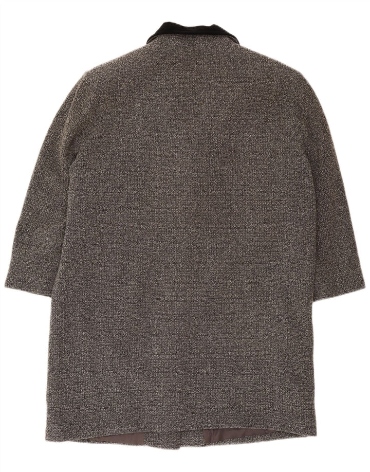 Vintage ženski sako sa 2 gumba UK 20 2XL siva boja