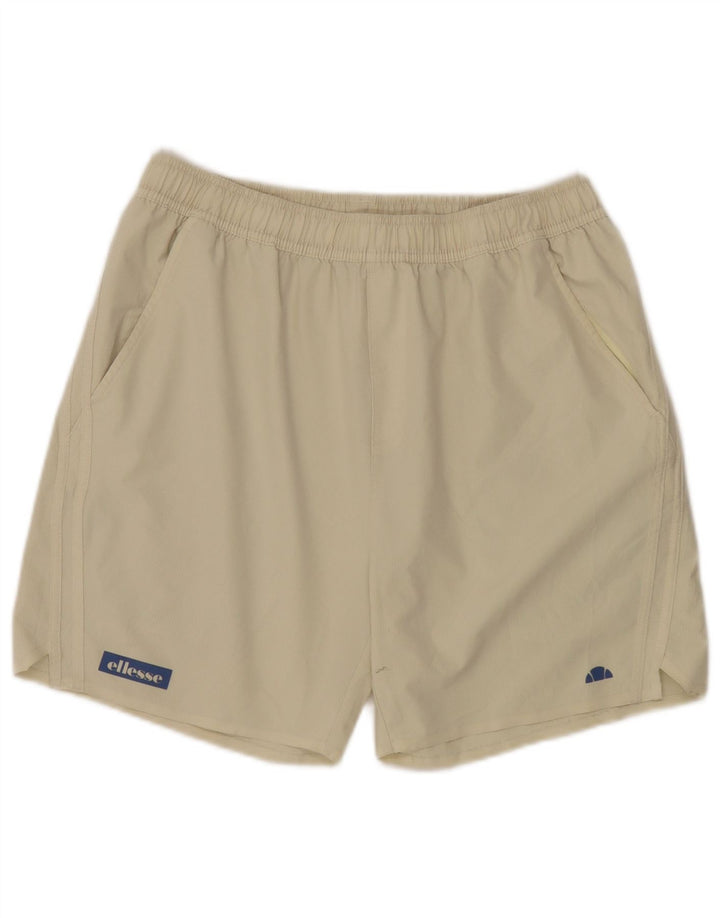 Ellesse muške sportske kratke hlače velike bež boje od poliestera
