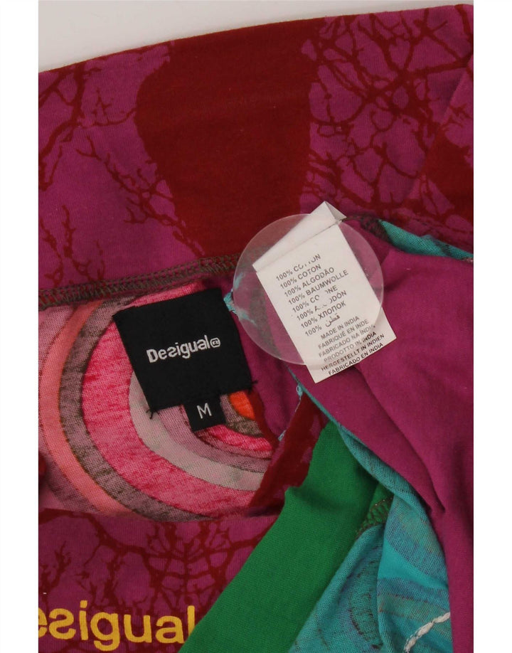 Desigual ženska suknja A-kroja srednje veličine W30, višebojni geometrijski pamuk