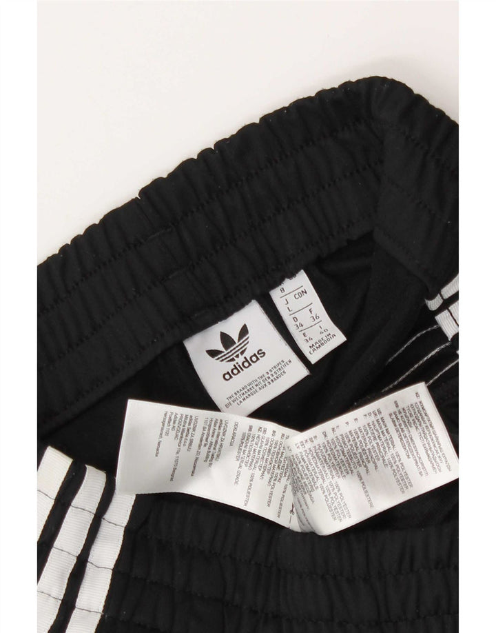 Adidas ženske sportske kratke hlače UK 8 male crne poliesterske
