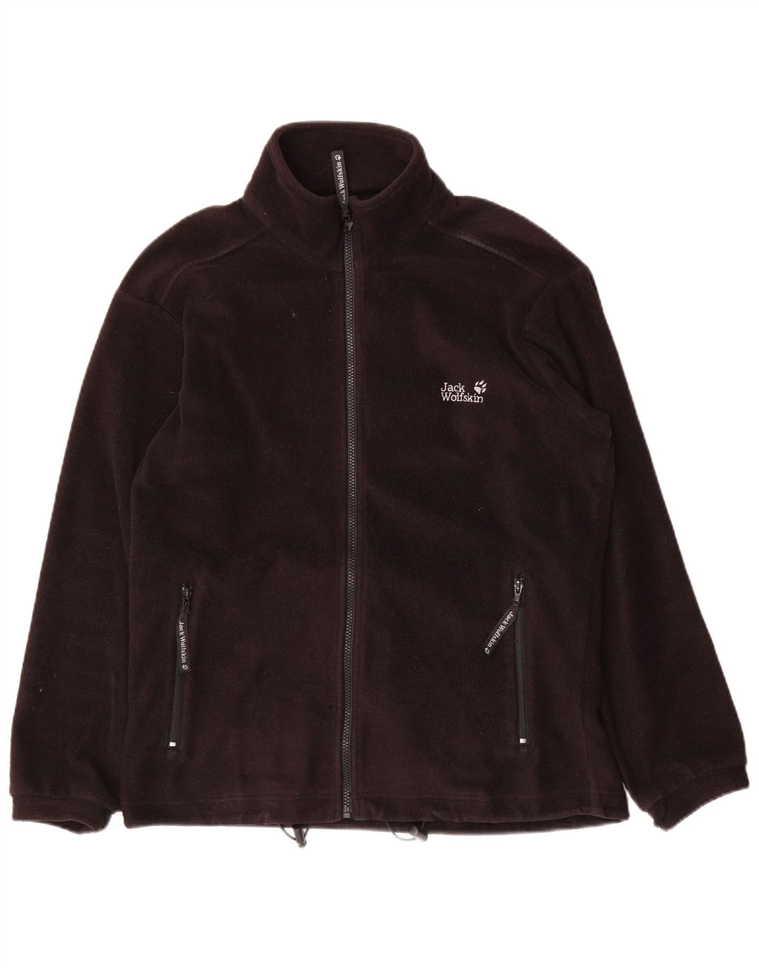 Jack Wolfskin muška jakna od flisa s podstavom UK 36/38 mala crna poliester