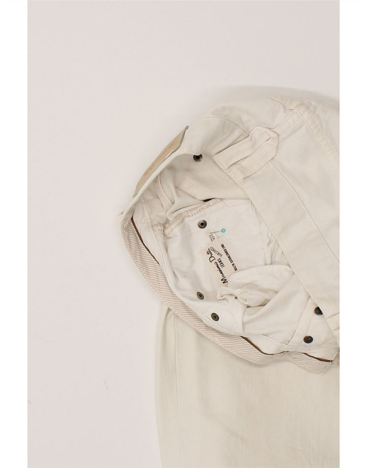 MASSIMO DUTTI Womens Washed Straight Jeans EU 42 Large W32 L31 Off White Vintage Massimo Dutti and Second-Hand Massimo Dutti from Messina Hembry 