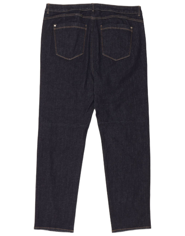Marks & Spencer ženske ravne traperice Sienna UK 20 2XL W38 L30 tamnoplave