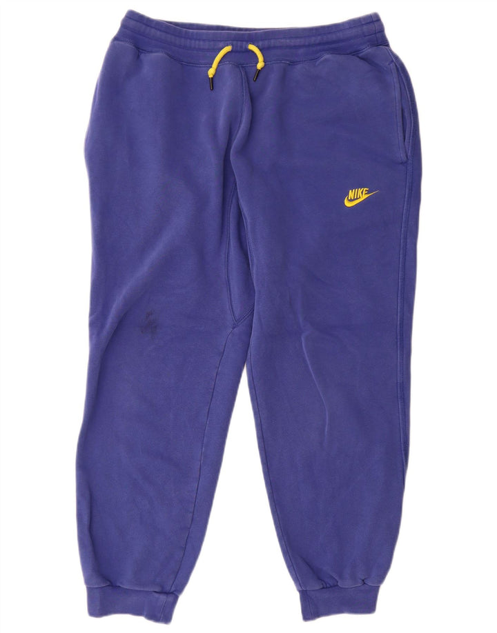 Nike muške trenirke, srednje plave pamučne hlače
