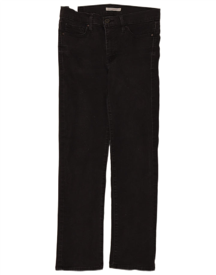 Levi's ženske kratke traper hlače 314 za oblikovanje W29 L28 crni pamuk