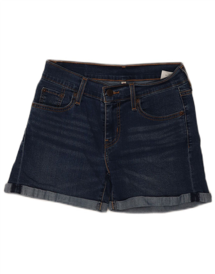 Levi's ženske traper kratke hlače W26 Male tamnoplave pamučne