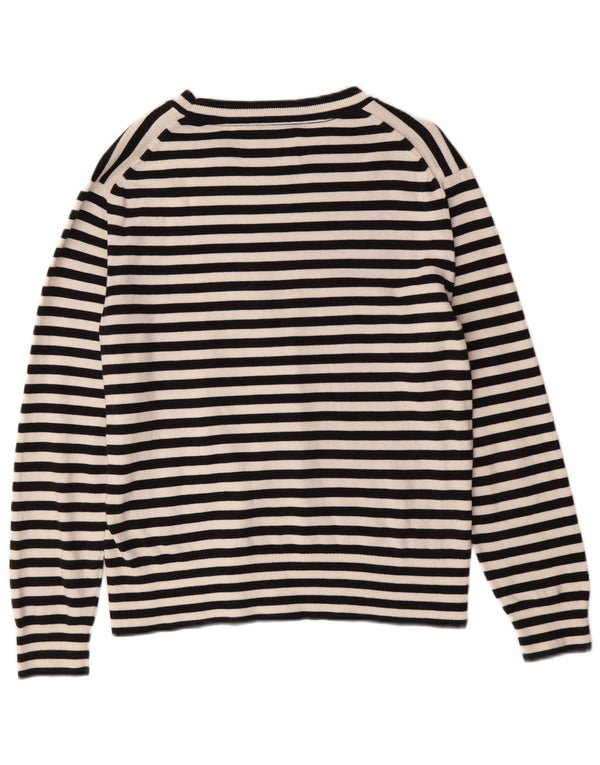 Calvin Klein ženski džemper s veznim izrezom UK 10 Mali crni klasični