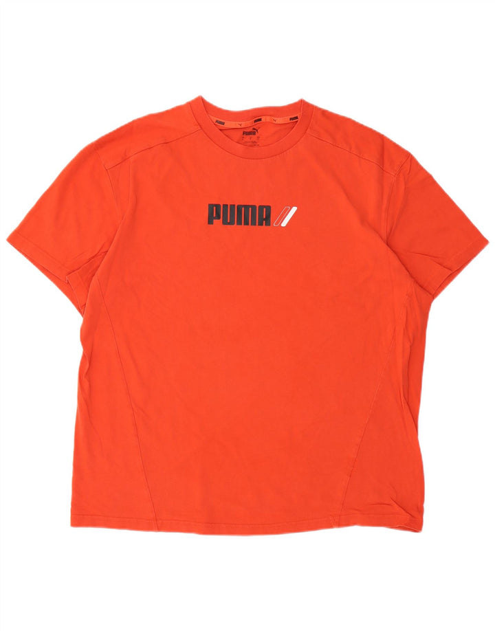 PUMA Muška majica s grafičkim motivima, velika narančasta