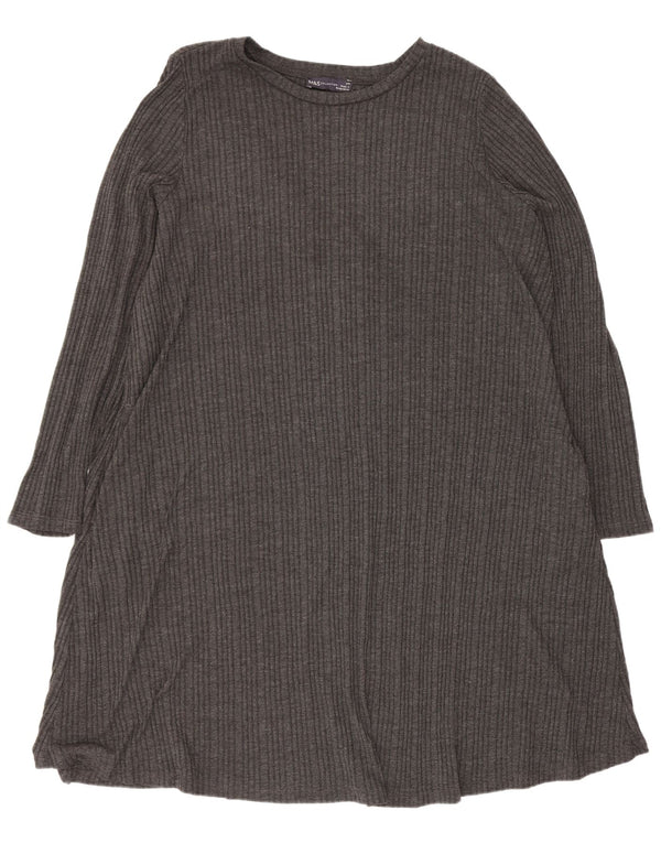 Marks & Spencer ženska majica dugih rukava UK 24 4XL siva na pruge