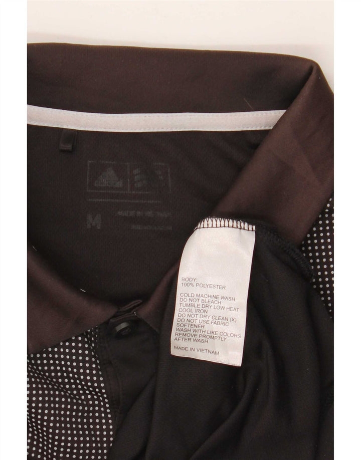 Adidas muška polo majica srednje crne boje od poliestera