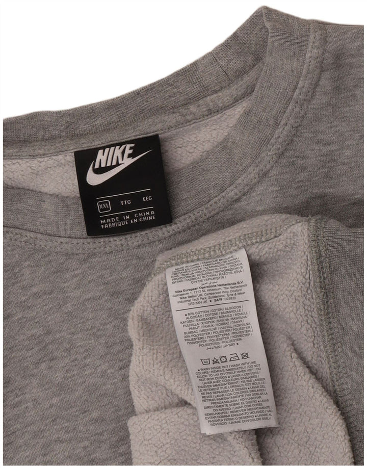 Nike muški džemper 2XL sivi pamuk