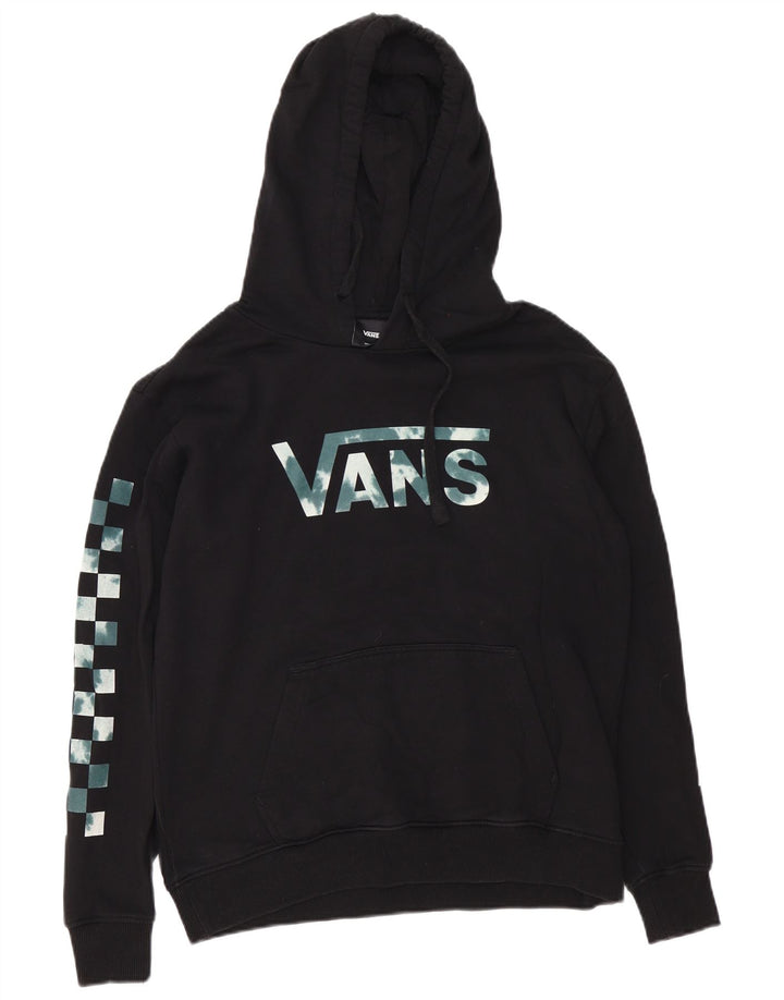 Vans muška majica s kapuljačom srednje veličine, crni pamuk
