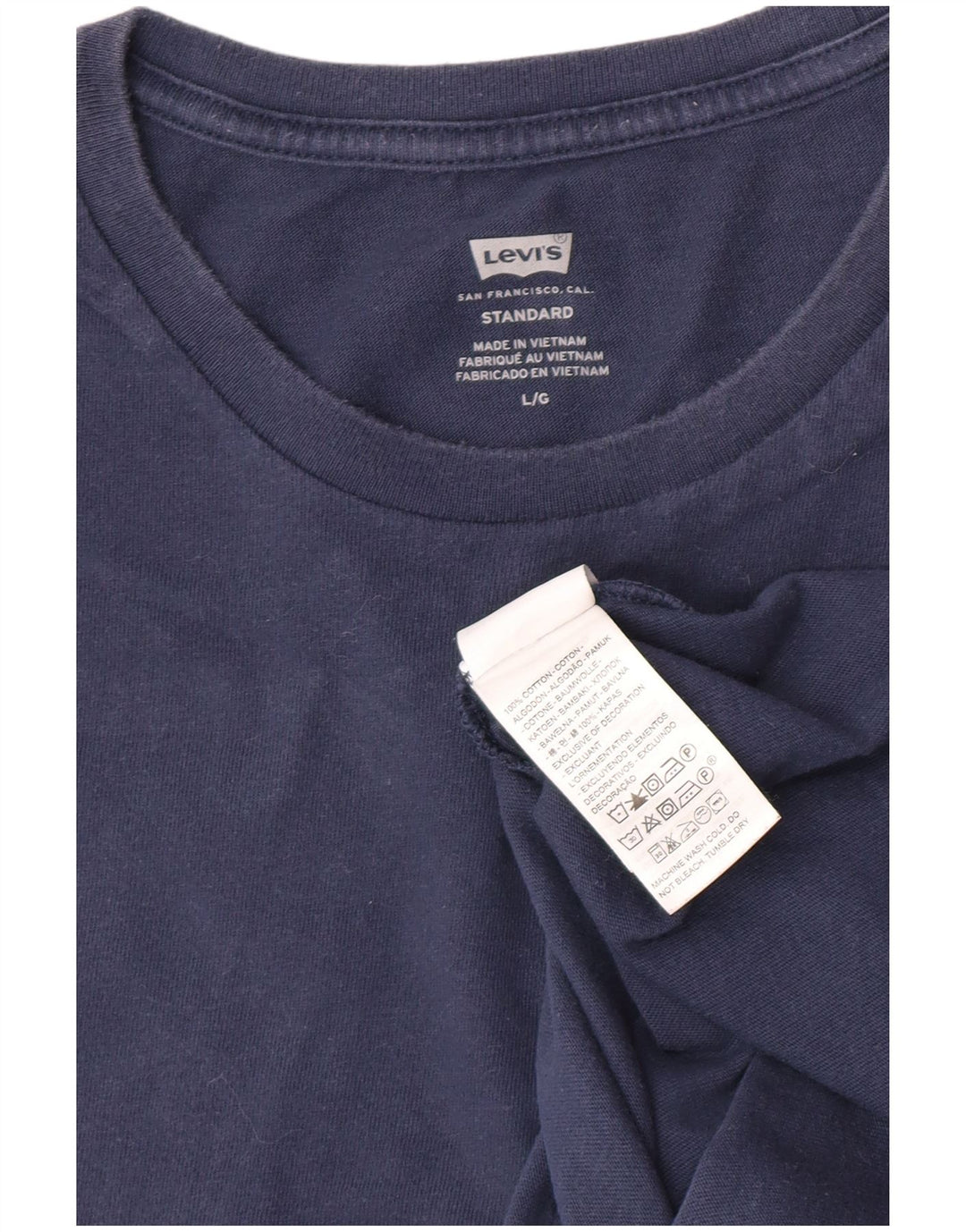 Levi's muška majica kratkih rukava, veliki tamnoplavi pamuk