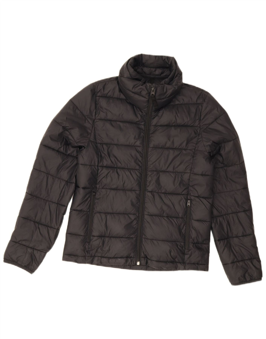 Abercrombie & Fitch ženska podstavljena jakna UK 2 2XS crni poliester