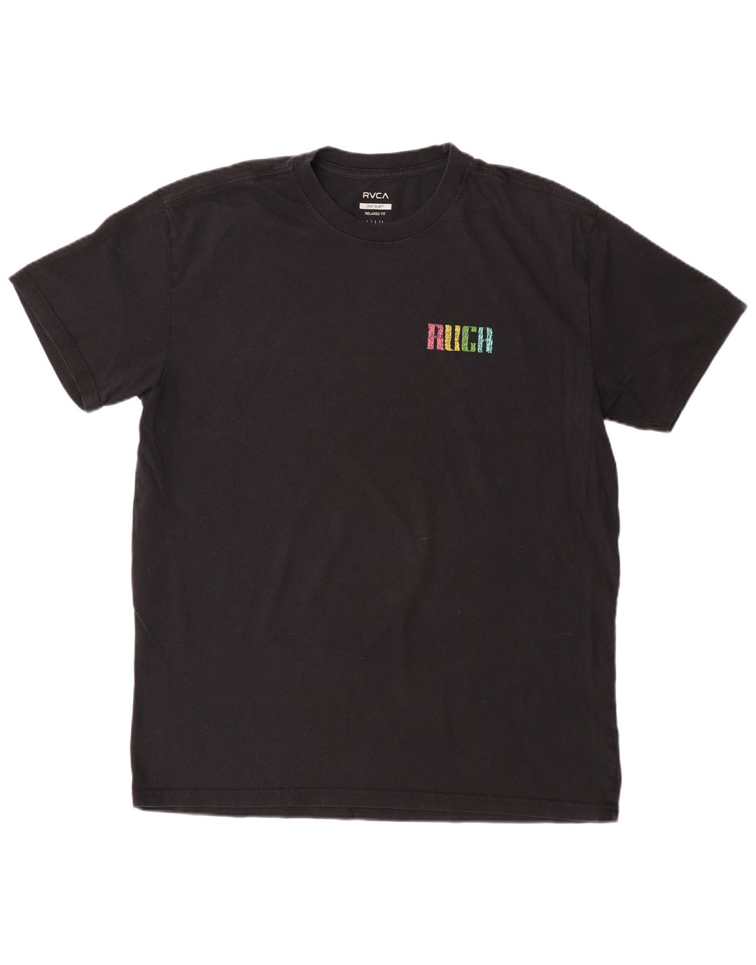 RVCA muška majica kratkih rukava opuštenog kroja velika crna