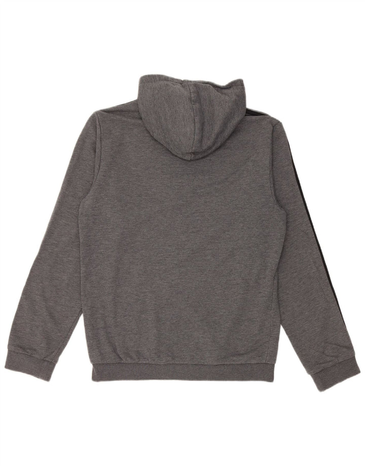 Adidas muška majica s kapuljačom Mala siva pamučna