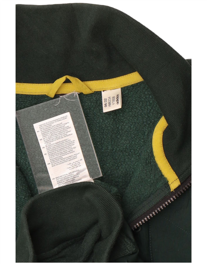 Adidas muška trenirka gornja jakna srednje zelene pamučne boje
