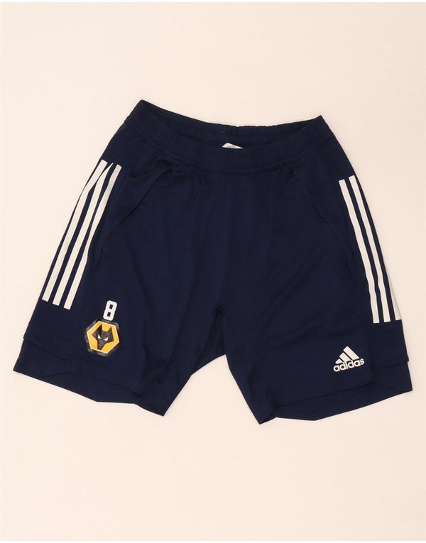 Adidas muške sportske kratke hlače Wolverhampton Wanderers Srednje tamnoplavi poliester
