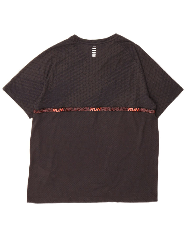 Under Armour muška majica Heat Gear Graphic T-Shirt Top Large Black Geometric