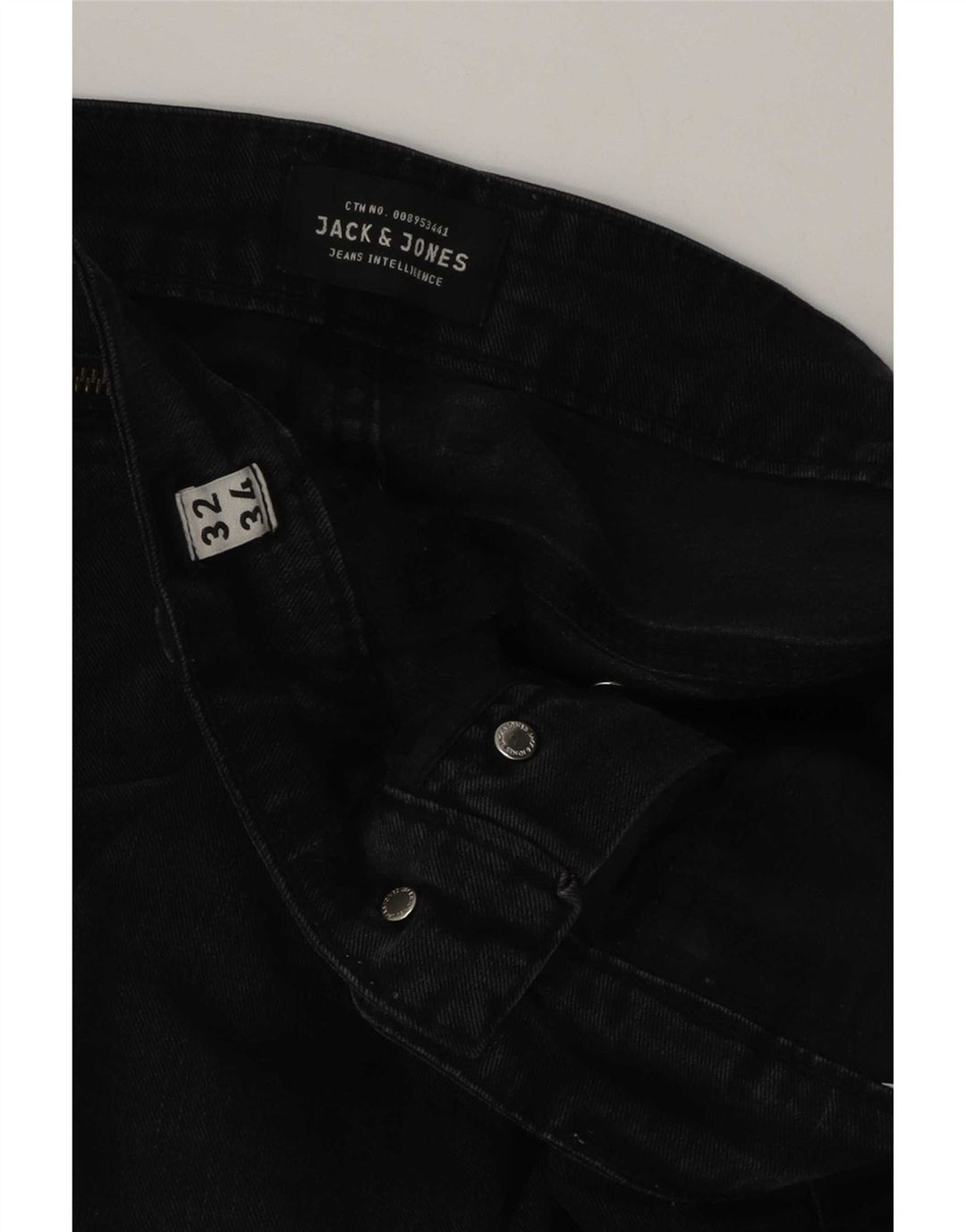 Jack & Jones muške uske traperice W32 L34 crne
