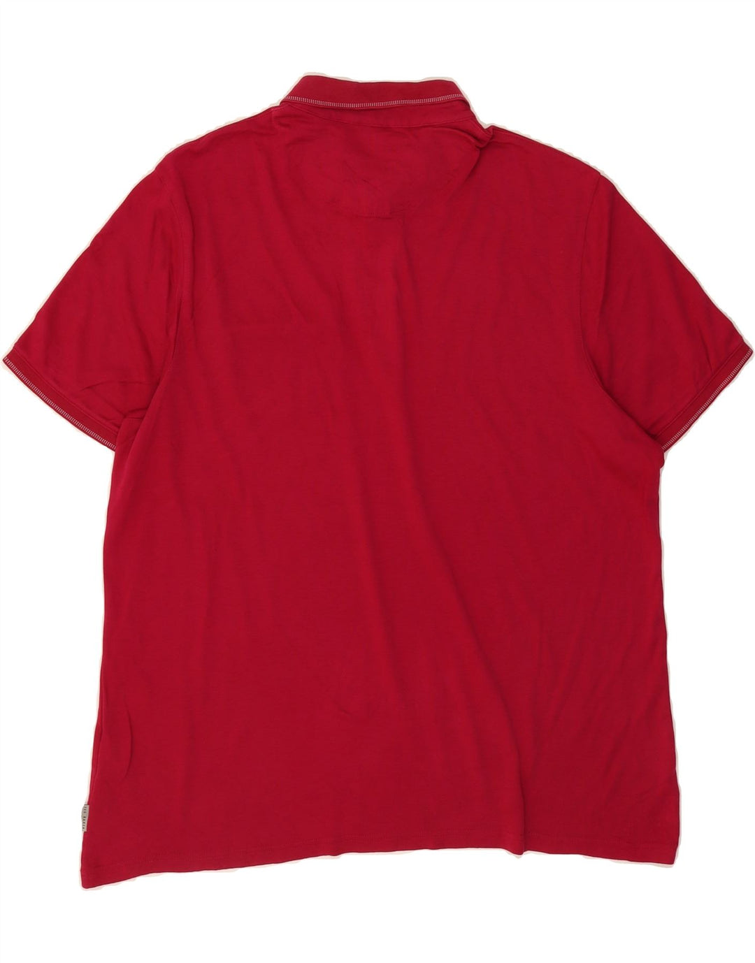 TED BAKER Mens Polo Shirt Size 5 XL Red Cotton Vintage Ted Baker and Second-Hand Ted Baker from Messina Hembry 