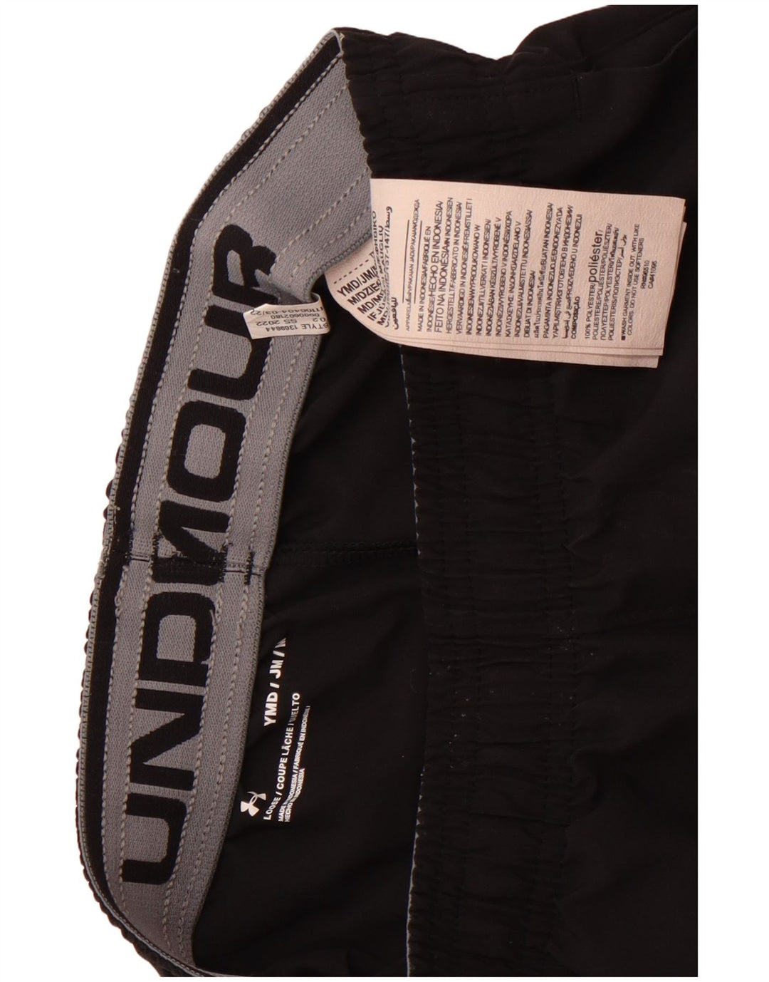 Under Armour Boys Graphic široke sportske kratke hlače 9-10 godina srednje crne